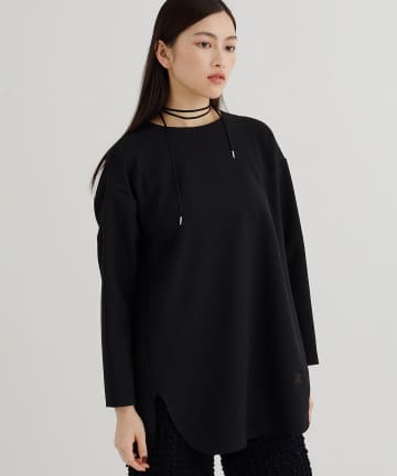 Whim Gazette(ウィム ガゼット) 刺繍ジョーゼットプルオーバー