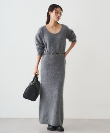 LOUNGEDRESS(ラウンジドレス) シャギーニットワンピース