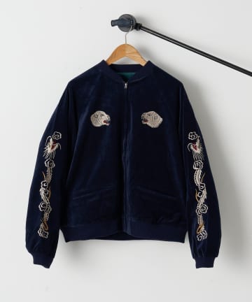 CIAOPANIC(チャオパニック) 【別注】SOUVENIR GREENLAND BLOUSON -VELOUR-