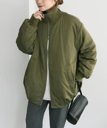 PUAL CE CIN(ピュアルセシン) 中わたリブカラーブルゾン