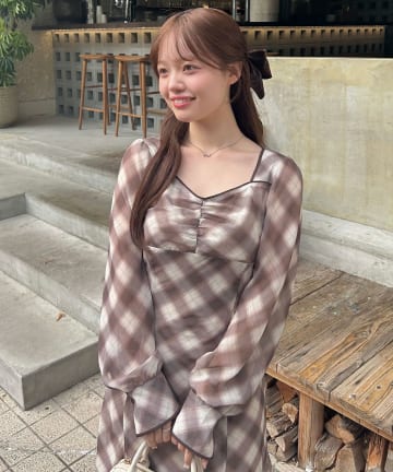 OLIVE des OLIVE(オリーブ デ オリーブ) 【インフルエンサー企画】Yui ロングワンピース