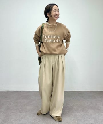 PUAL CE CIN(ピュアルセシン) 【＠sein___000企画】ジャガードロゴ2WAYニットプルオーバー