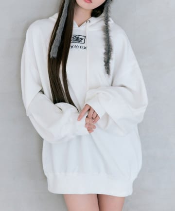 NICE CLAUP / OLIVE des OLIVE OUTLET(ナイスクラップ  / オリーブ デ オリーブ アウトレット) 【 OLIVE des OLIVE】ゆるたぽパーカー