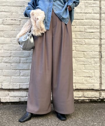 2タックワイドパンツ