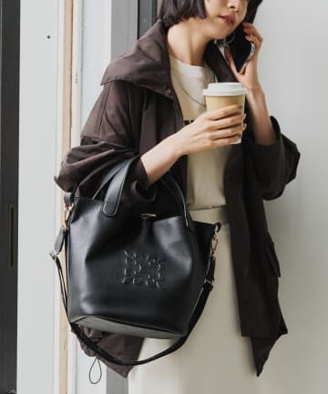 russet(ラシット) ソフトレザー2WAYミニトートバッグ