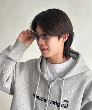 CPCM(シーピーシーエム) メタルフレームリムレスメガネ