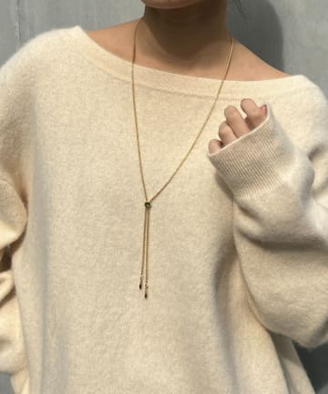 DOUDOU(ドゥドゥ) デザインチェーンスライドネックレス