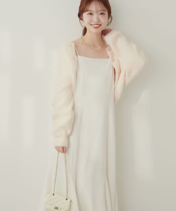natural couture(ナチュラルクチュール) 〈mizu〉マルチリボンマーメイドワンピース