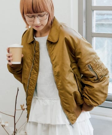 CIAOPANIC TYPY(チャオパニックティピー) 【UNISEX】CWU-45Pフライトジャケット/MA-1