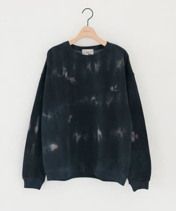DISCOAT(ディスコート) 【ユニセックス】オーバーダイ裏起毛スウェット
