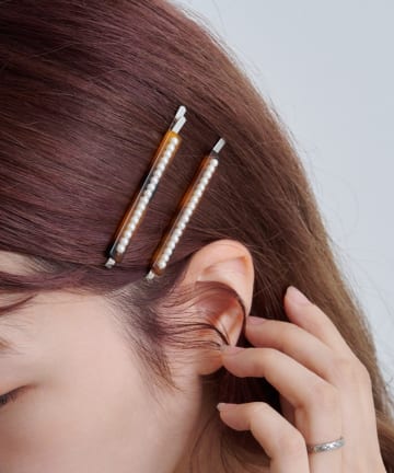 OUTLET(アウトレット) 【Kastane】【fiw.】パールヘアピンSET