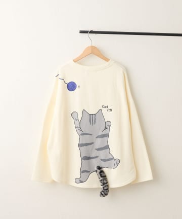 NICE CLAUP / OLIVE des OLIVE OUTLET(ナイスクラップ  / オリーブ デ オリーブ アウトレット) ゆるキャラシリーズスウェットプルオーバー