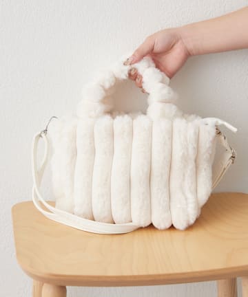 NICE CLAUP / OLIVE des OLIVE OUTLET(ナイスクラップ  / オリーブ デ オリーブ アウトレット) 【RMAF】ポンデリ２ＷＡＹトート