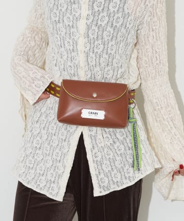 CIAOPANIC(チャオパニック) 【GRAIN/グレイン】フラップポーチベルトバッグ