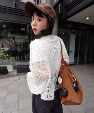 Kastane(カスタネ) 【yamada企画/WEB限定/10.16(木)①12:00～②19：00～予約開始】シアーモヘアライクタグニット