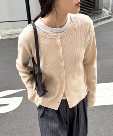 CIAOPANIC TYPY(チャオパニックティピー) 2WAYアンチピリングニットカーデ