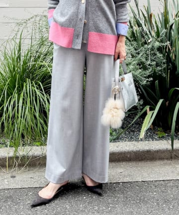 NOLLEY'S(ノーリーズ) ウォッシャブル裏起毛WARMパンツ