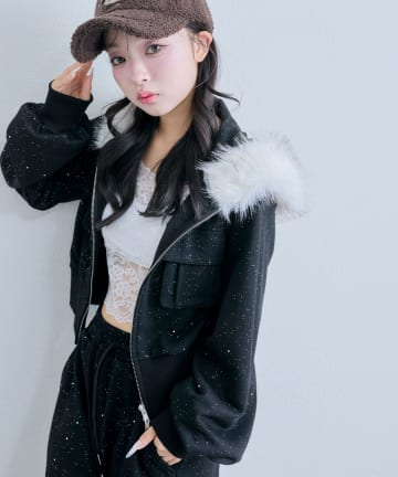 OLIVE des OLIVE(オリーブ デ オリーブ) ZIPパーカー