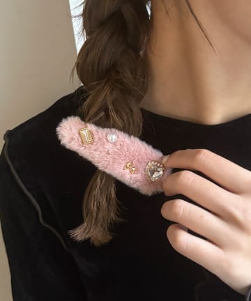 Lattice(ラティス) ビジューエコファーパッチンピン