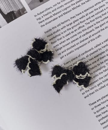 リボンニットミニクリップセット(2P)