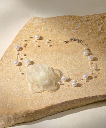 Lattice(ラティス) チュールフラワーチョーカー