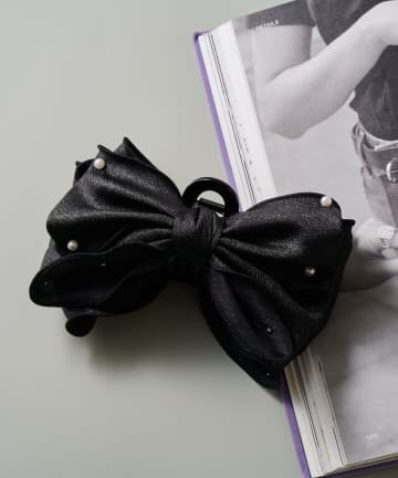 Lattice(ラティス) パールリボンビッグクリップ