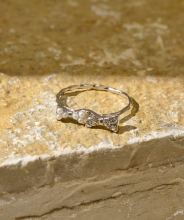 ストーンリボンリング