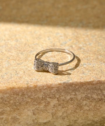 Lattice(ラティス) ストーンリボンリング