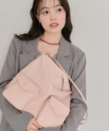 mystic(ミスティック) 《新色アイボリー/ピンク  2.12(THU)予約スタート！》【@lily.s_y 企画】lilyチャーム3wayBAG