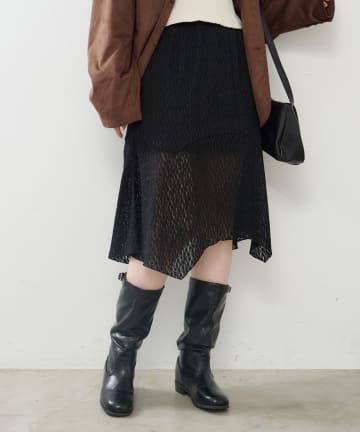 Kastane(カスタネ) レースアシメスカート