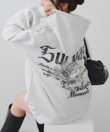 NICE CLAUP / OLIVE des OLIVE OUTLET(ナイスクラップ  / オリーブ デ オリーブ アウトレット) 【RMAF】天使の裏起毛パーカー