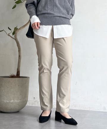 Croisiere(クロジエール) 【S/Mサイズ展開】起毛ストレッチテーパード