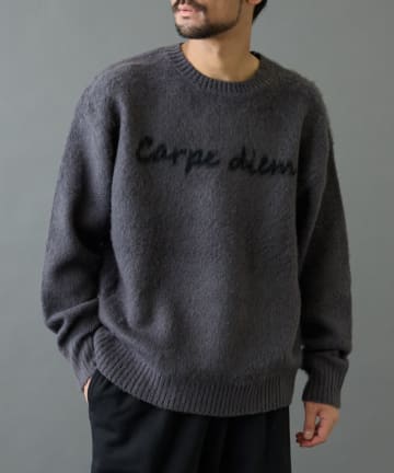 COLONY 2139(コロニー トゥーワンスリーナイン) 【リバイバル】モヘアライクハンドライティングニット