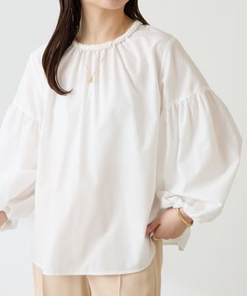 COLLAGE GALLARDAGALANTE(コラージュ ガリャルダガランテ) 【上品見え】スパンコールデザインブラウス/セレモニー