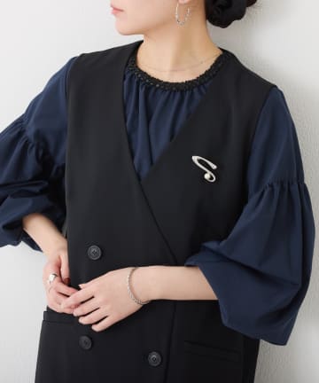 COLLAGE GALLARDAGALANTE(コラージュ ガリャルダガランテ) 【1枚で着映え】スパンコールブラウス/セレモニー