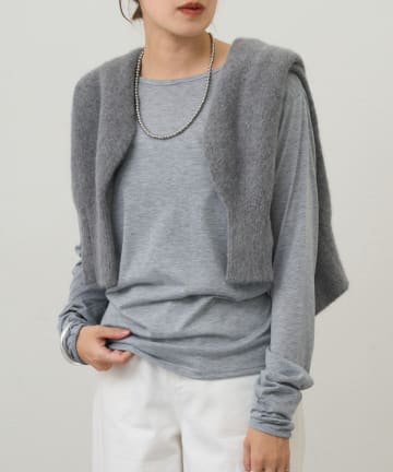 SHENERY(シーナリー) シアーロングスリーブTEE