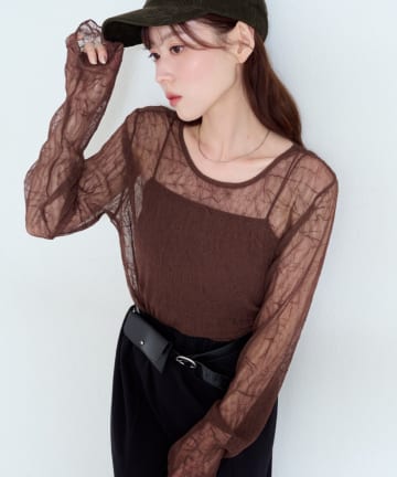 Kastane(カスタネ) ランダムチュールメローTEE