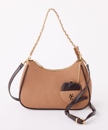 NICE CLAUP / OLIVE des OLIVE OUTLET(ナイスクラップ  / オリーブ デ オリーブ アウトレット) 【one after another】ハートポケットバッグ