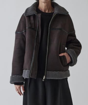 Lui's(ルイス) フェイクムートンブルゾン