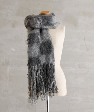 -goocy-(グーシー) 【オシャレ見え◎】起毛チェックマフラー