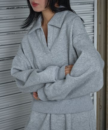 -goocy-(グーシー) 裏起毛キーネックPO