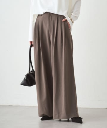 LOUNGEDRESS(ラウンジドレス) TR3タックワイドパンツ