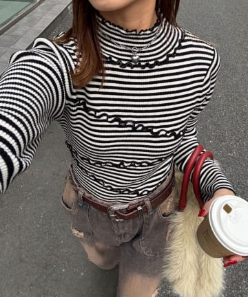 CIAOPANIC(チャオパニック) アンチピリングメローニット