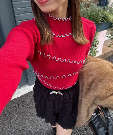 アンチピリングメローニット