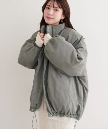 natural couture(ナチュラルクチュール) ナイロンワッシャーリバーシコート