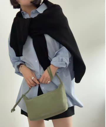 OUTLET(アウトレット) 【ear PAPILLONNER】シンプルミニワンハンドルバッグ