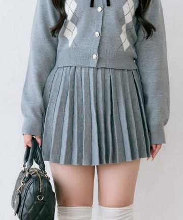 OLIVE des OLIVE(オリーブ デ オリーブ) ニットプリーツスカート