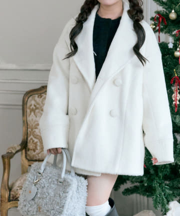 OLIVE des OLIVE(オリーブ デ オリーブ) 【TwinkleCollection】シャギーコート