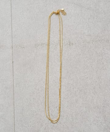 LOUNGEDRESS(ラウンジドレス) 《金属アレルギー対応/silver925》【GALENA/ガレナ】SV925ダブルネックレス