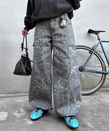 CIAOPANIC TYPY(チャオパニックティピー) 【UNISEX】アソート柄ブッシュパンツ